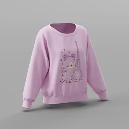 Paris Dance Girl Sweatshirt