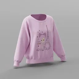 Paris Dance Girl Sweatshirt