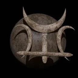 Rokviz Ancient ornament symbol brush