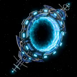 Sci-Fi Space Portal Gate