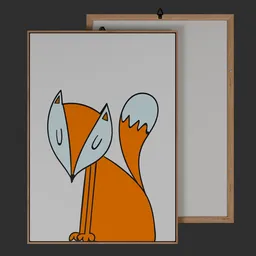 Kids Animal Canvas Art/Nursery Decor