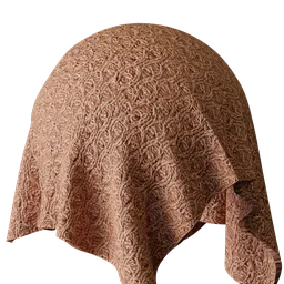 Soft Knitted Orange Fabric