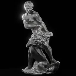 Steel Aic samson and the lion