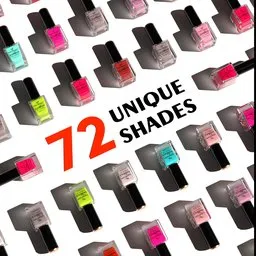 Nail enamel no of shades