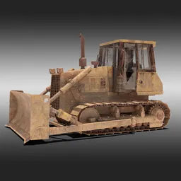 Abandoned Bulldozer