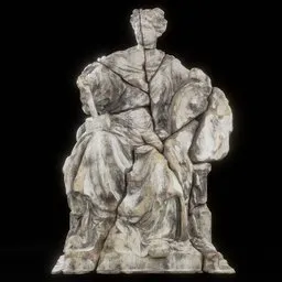 broken statue of johannes_benk_dmg
