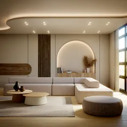 Modern apartment living room (part 1)