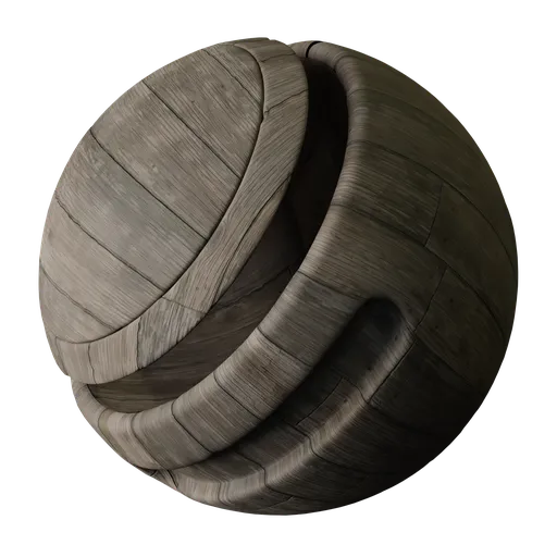 Weathered Decking Wood