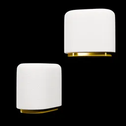 Cami | L Pouf Brass Base