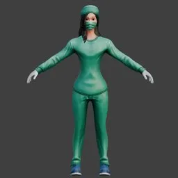 Female Surgeon Medical Professional