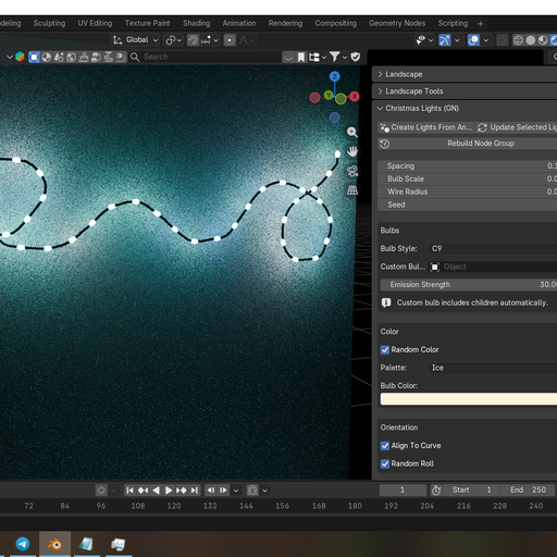 Annotate to Christmas Lights (GN)