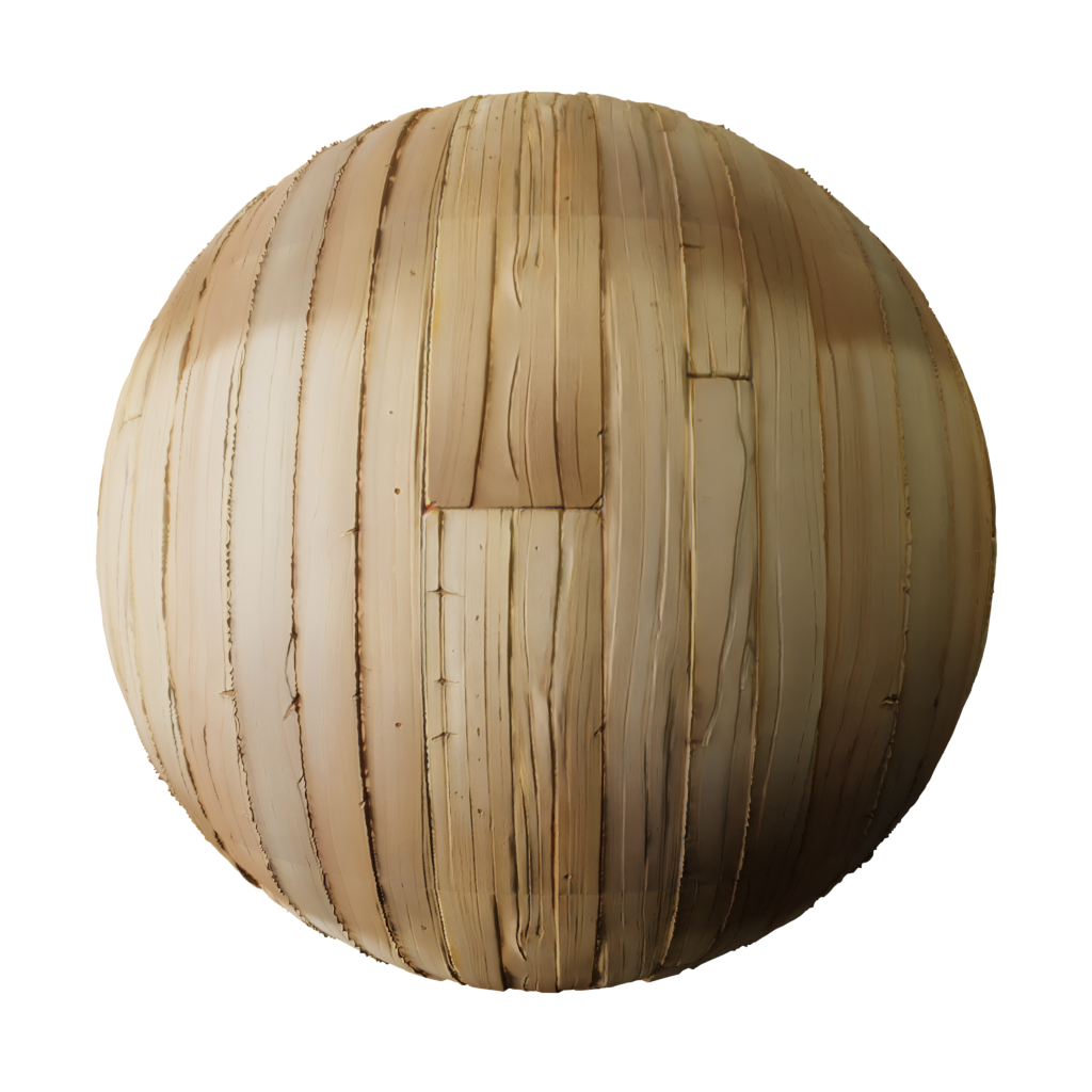 Toon Wooden Planks | FREE wood materials | BlenderKit