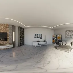 Bright Luxury Living Interior