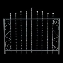 Metal fence