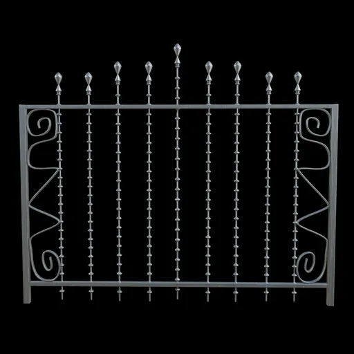 Metal fence