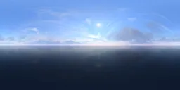 Infinite afternoon sky