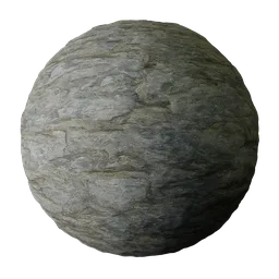 High-detail 4K PBR rock texture for 3D modeling and rendering, compatible with Blender and other 3D applications.