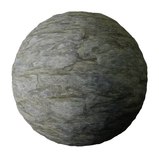 High-detail 4K PBR rock texture for 3D modeling and rendering, compatible with Blender and other 3D applications.