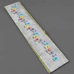 Alphabet Sidewalk Painting Scan