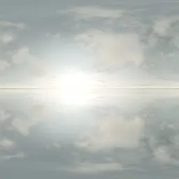 Soft Cloudy Sky Reflection