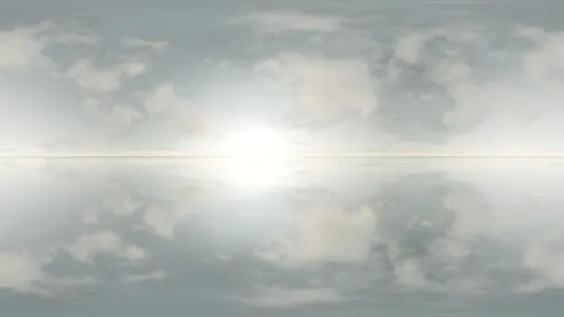 Soft Cloudy Sky Reflection