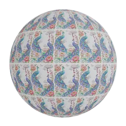 Decorative Peacock wallpaper