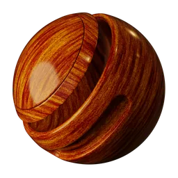 High-resolution procedural wood texture for Blender 3D, PBR-ready and versatile for various applications.