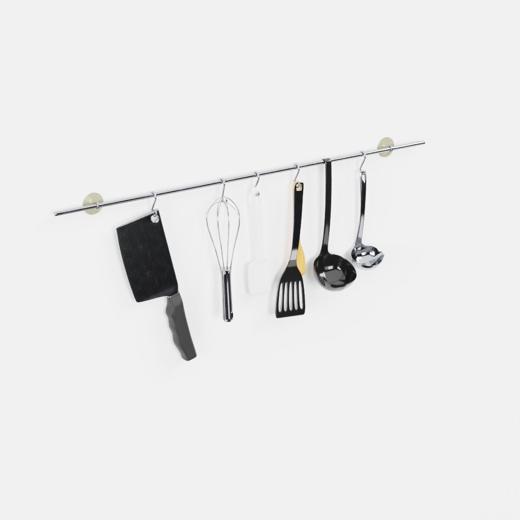 Cutlery hanger FREE Kitchen Sets models BlenderKit