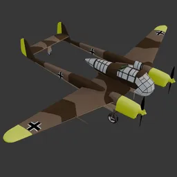 Aircraft Focke-Wulf Fw 189 Uhu