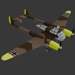 Aircraft Focke-Wulf Fw 189 Uhu