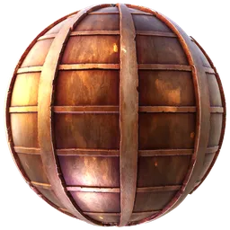 High-resolution PBR rendering of a stylized metal texture for 3D Blender materials.