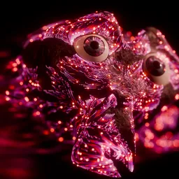 Cybernetic Monkey Scifi Procedural Art