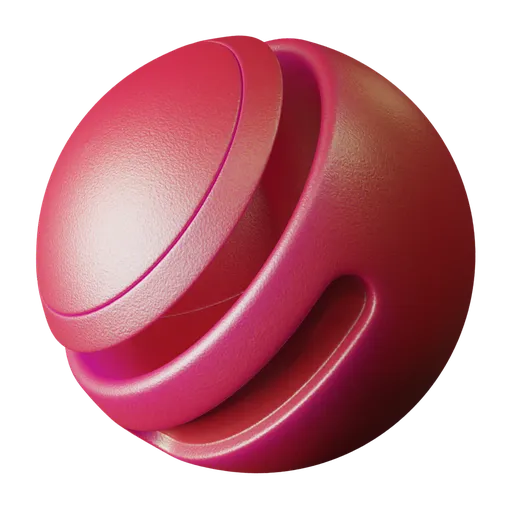 High-resolution Blender 3D procedural plastic material sphere preview, optimizing PBR workflows.