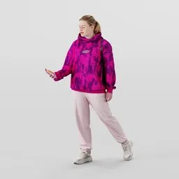 Young girl paying for purchases