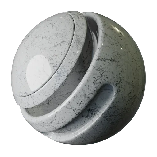 Polished White Marble