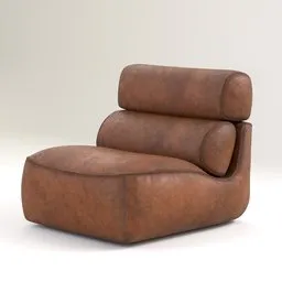 Leather Roll Lounge