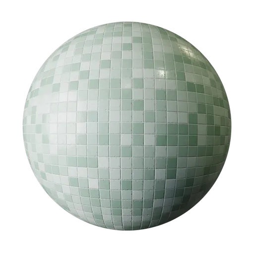 Celadon Glass Mosaic