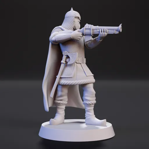 Viking with a rifle