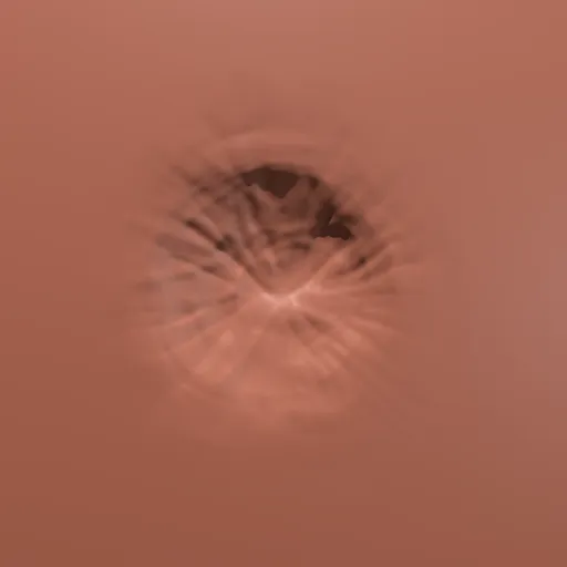 Dent Damage 3D sculpting brush effect for creating realistic metal dents in Blender models.