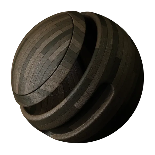 Procedural Wood Floor material for Blender 3D with seamless PBR texture suitable for any scene requiring a natural wooden look.