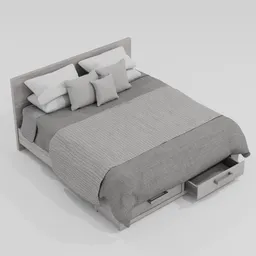 Modern King Bed