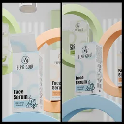 Serum packaging box shot