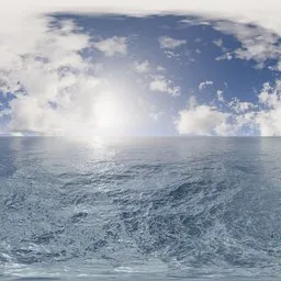 Sunny Ocean Horizon Sky