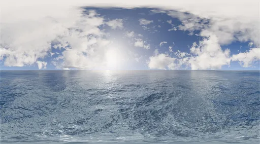 Sunny Ocean Horizon Sky