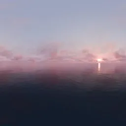 Romantic Coastal Sunset