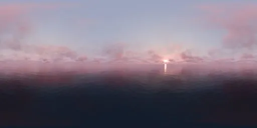 Romantic Coastal Sunset