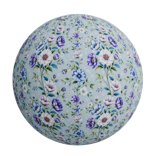 Blue  purple blossoms wallpaper