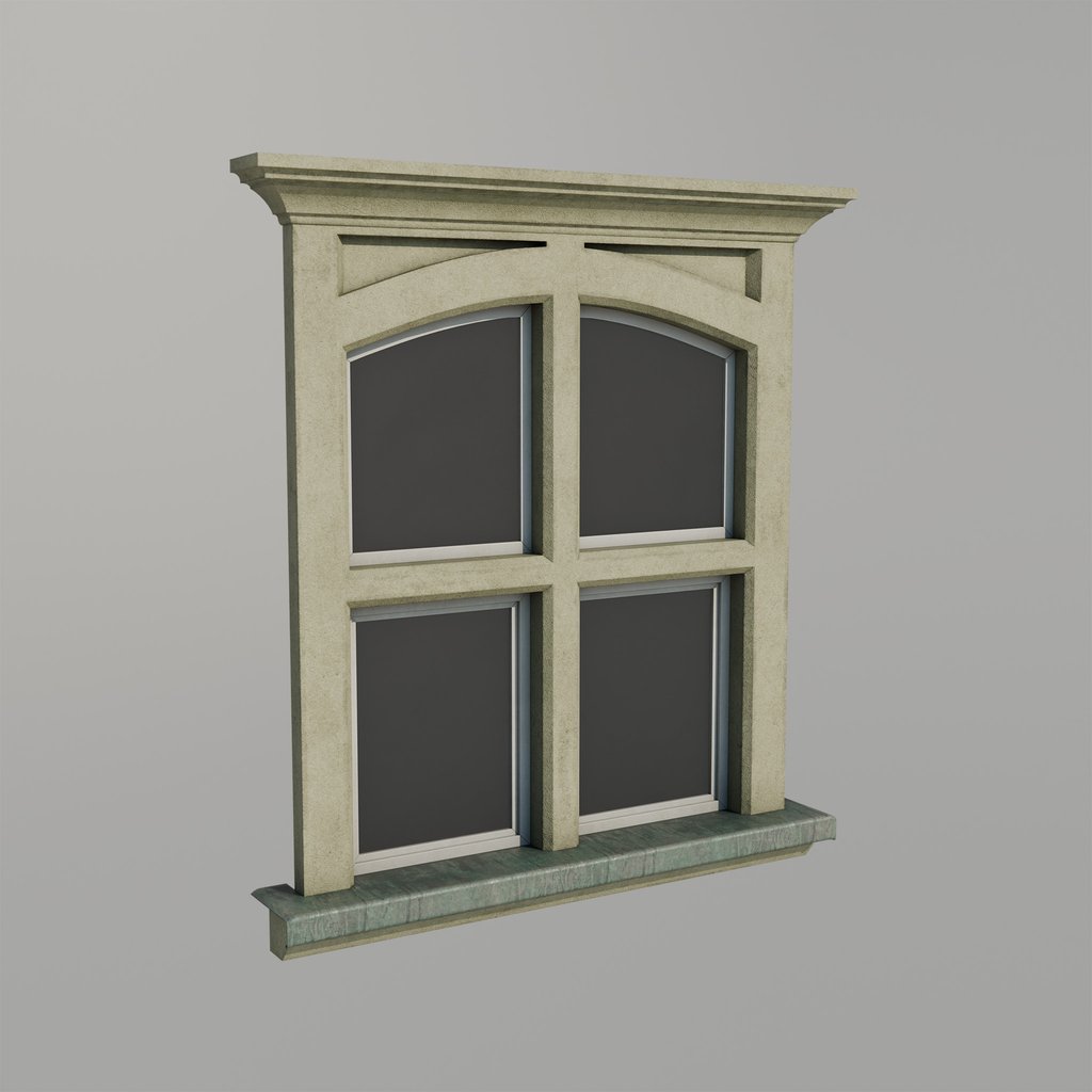 BlenderKit | Download the FREE Baroque Window model