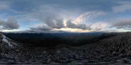 Aerial Canadian Landscape Sunset 17k