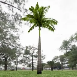 Imperial Palm Tree Animated